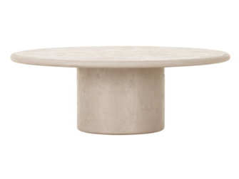 Salontafel Olden Ø100x35cm - rond - sand