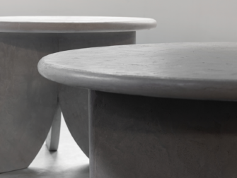 grijze salontafel set betonlook
