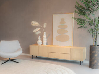 TV-meubel Oxton - 210x42x55cm - naturel
